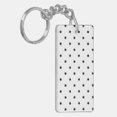 Polka-puntpatroon Sleutelhanger (Voorkant Links)
