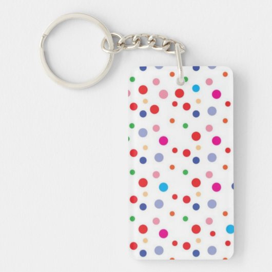 Polka-puntpatroon Sleutelhanger (Voorkant)