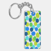 Polka-puntpatroon Sleutelhanger (Voorkant Links)