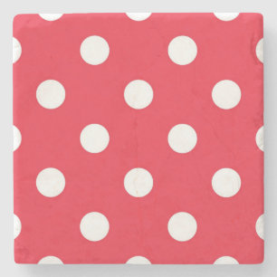 Polka-puntpatroon Stenen Onderzetter