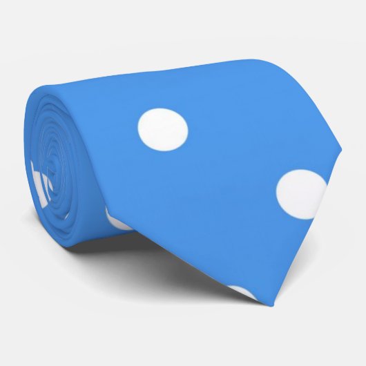 Polka-puntpatroon Stropdas (Opgerold)