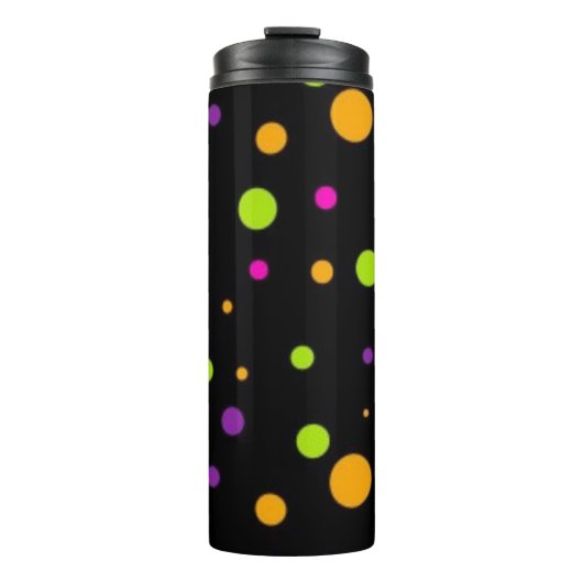 Polka-puntpatroon Thermosbeker (Voorkant)