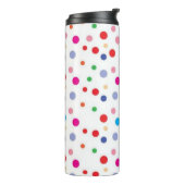Polka-puntpatroon Thermosbeker (Gedraaid links)