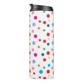 Polka-puntpatroon Thermosbeker (Geroteerd rechts)