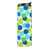 Polka-puntpatroon Thermosbeker (Gedraaid links)