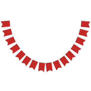 Polka-puntpatroon Vlaggetjes