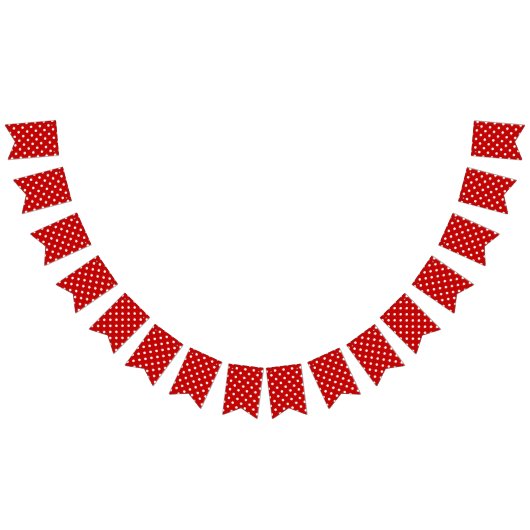 Polka-puntpatroon Vlaggetjes (Alle)