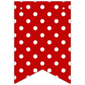Polka-puntpatroon Vlaggetjes (Tweede vlag)