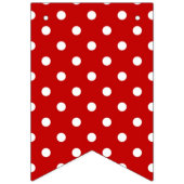 Polka-puntpatroon Vlaggetjes (Eerste vlag)