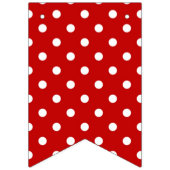 Polka-puntpatroon Vlaggetjes (Derde vlag)