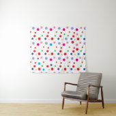 Polka-puntpatroon Wandkleed (In Situ (horizontaal))