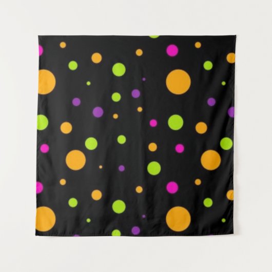 Polka-puntpatroon Wandkleed (Voorkant (horizontaal))