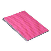 Polka puntroze, retro notitieboek (Rechterzijde)