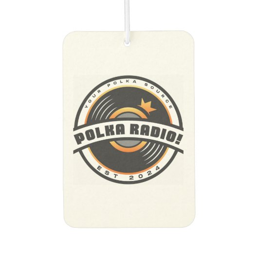 Polka Radio! Air Freshener Luchtverfrisser (Voorkant)