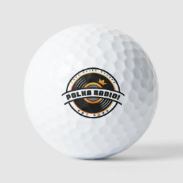 Polka Radio Branded Golf Balls Golfballen