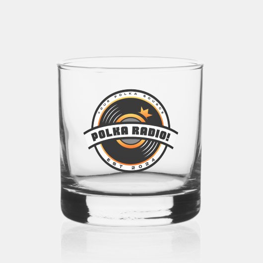 Polka Radio Drinkset Whisky Glas (Voorkant)