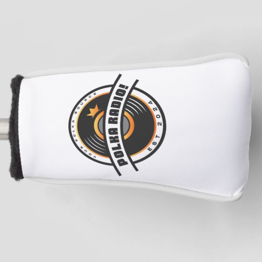 Polka Radio Golf Hoofdbekleding Golfheadcover (Voorkant)