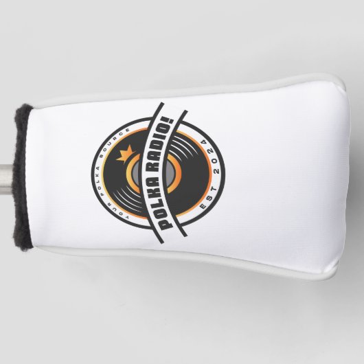 Polka Radio Golf Hoofddeksel Golfheadcover (Voorkant)