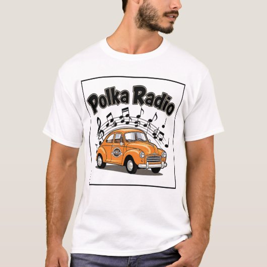 Polka Radio Klassieke Auto T-shirt (Voorkant)