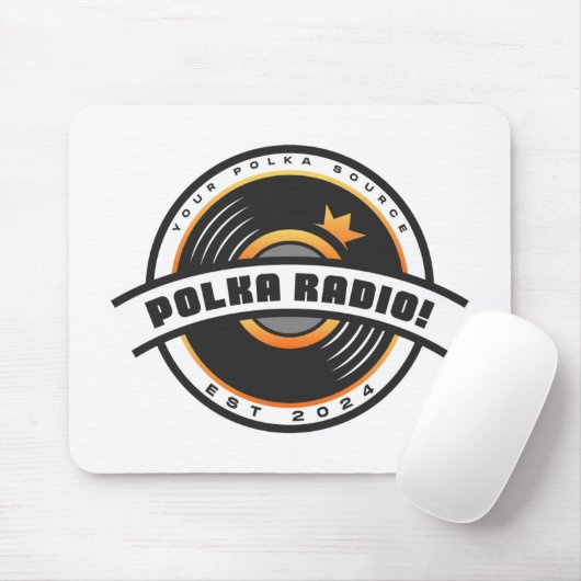 Polka Radio! Mouse Pad Muismat (Met muis)