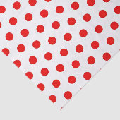 Polka Red Stippen Print Tissue Paper Tissuepapier (Detail)