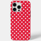Polka rood gestippeld Case-Mate iPhone case (Achterkant)