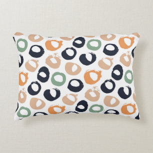 Polka stip naadloos patroon. illustratie. accent kussen