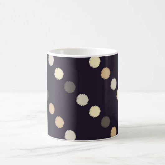 Polka stip naadloos patroon. Scribble texture. Tek Koffiemok (Center)