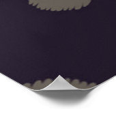 Polka stip naadloos patroon. Scribble texture. Tek Poster (Hoek)