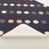 Polka stip naadloos patroon. Scribble texture. Tek Sherpa Deken (3/4)