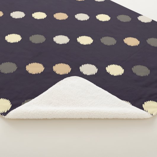 Polka stip naadloos patroon. Scribble texture. Tek Sherpa Deken (3/4)