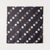 Polka stip naadloos patroon. Scribble texture. Tek Wandkleed (Voorkant (horizontaal))