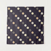 Polka stip naadloos patroon. Scribble texture. Tek Wandkleed (Voorkant)