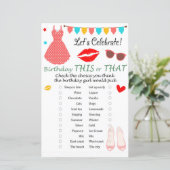 Polka stip verkleedd op Birthday Dit spel (Staand voorkant)