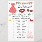 Polka stip verkleedd op Birthday Dit spel (Voorkant)