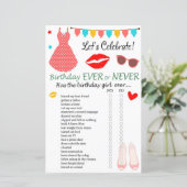 Polka-stipjurk Birthday Ever of Nooit Game (Staand voorkant)