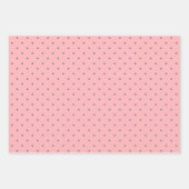  polka-stippen Birthday roze en groen Inpakpapier Vel (Voorkant 3)