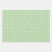 polka-stippen Birthday roze en groen Inpakpapier Vel (Voorkant 2)