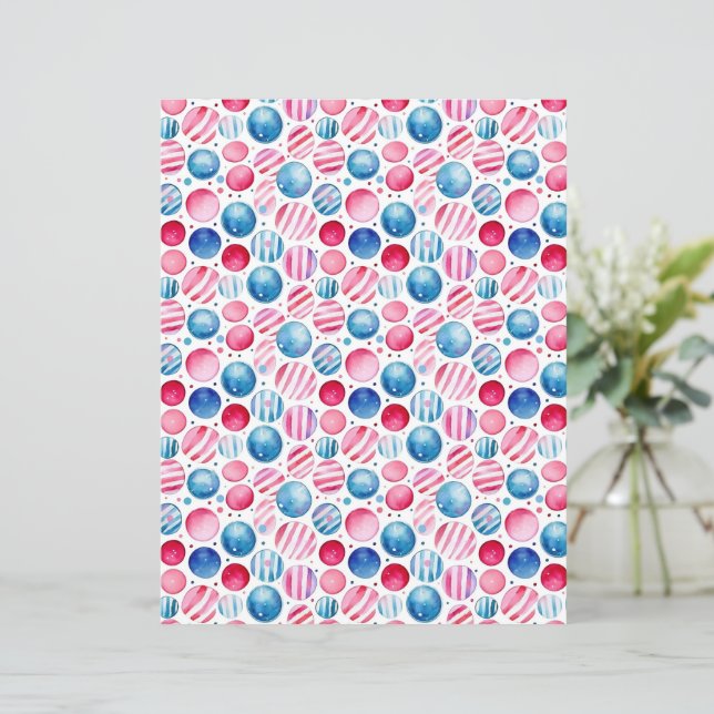Polka Stippen en Strepen 15 (Staand voorkant)