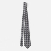 Polka Stippen Metallic Klinknagels stijl Stropdas (Achterkant)