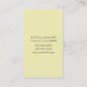 Polka-Stippen Visitekaartje (Achterkant)