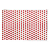 Polka Stippen wit & raster achterkant + jouw achte Kussensloop (Achterkant-Links)