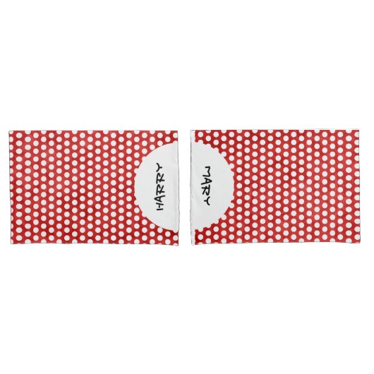 Polka Stippen wit & raster achterkant + jouw achte Kussensloop (Voorkant-Set)