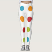 Polka_Stippen | Zazzle_Growshop. Leggings (Voorkant)