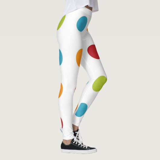 Polka_Stippen | Zazzle_Growshop. Leggings (Rechts)