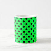 Polka Stippen - Zwarte Stip Koffiemok (Center)