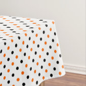 polka stipt dotty halloween patroon tafelkleed (Voorbeeld)