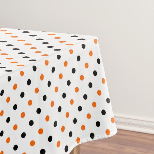 polka stipt dotty halloween patroon tafelkleed (Voorbeeld)