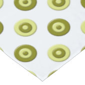 polka stipt groen retro patroon . tafelkleed (Gekanteld)