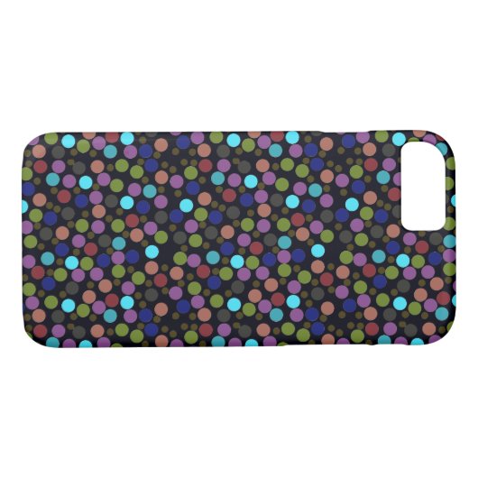 polka stipt textuur Case-Mate iPhone case (Achterkant (Horizontaal))